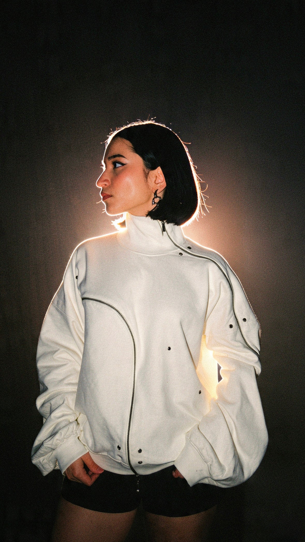 Silver Moth Sweatshirt Circe