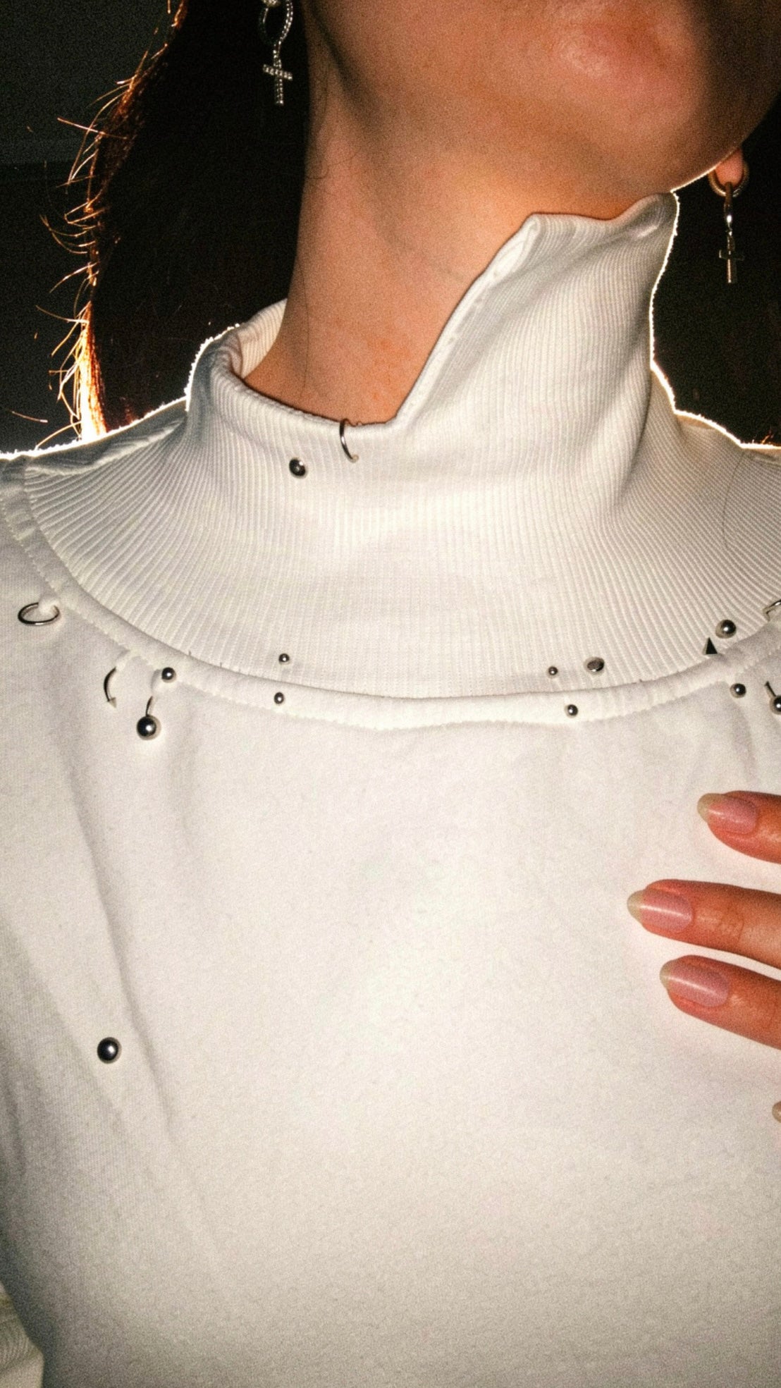 Snow Nail Sweatshirt Circe