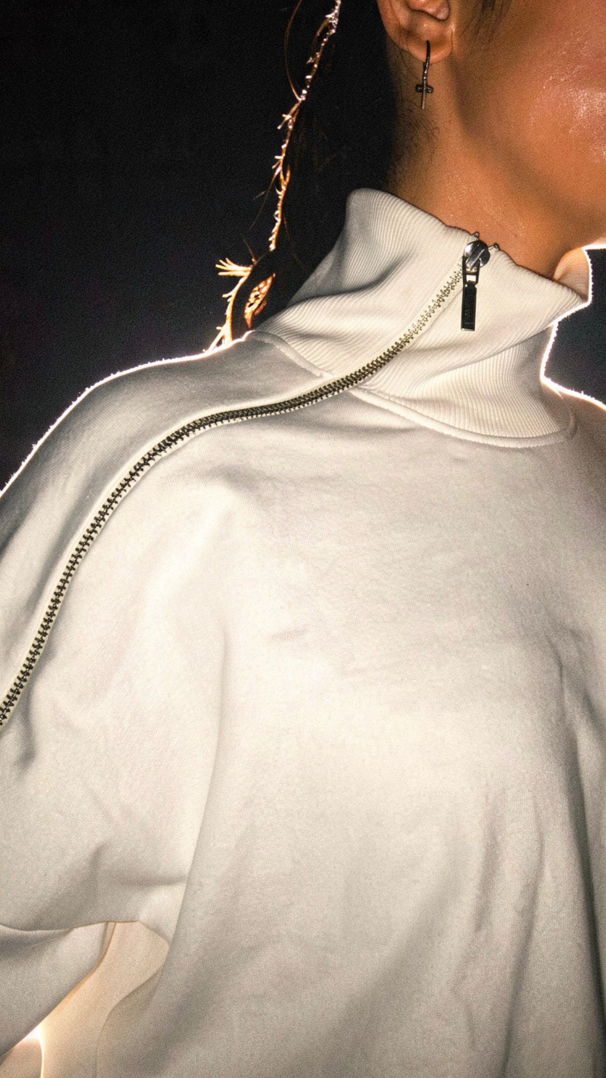 Silver Moth Sweatshirt Circe