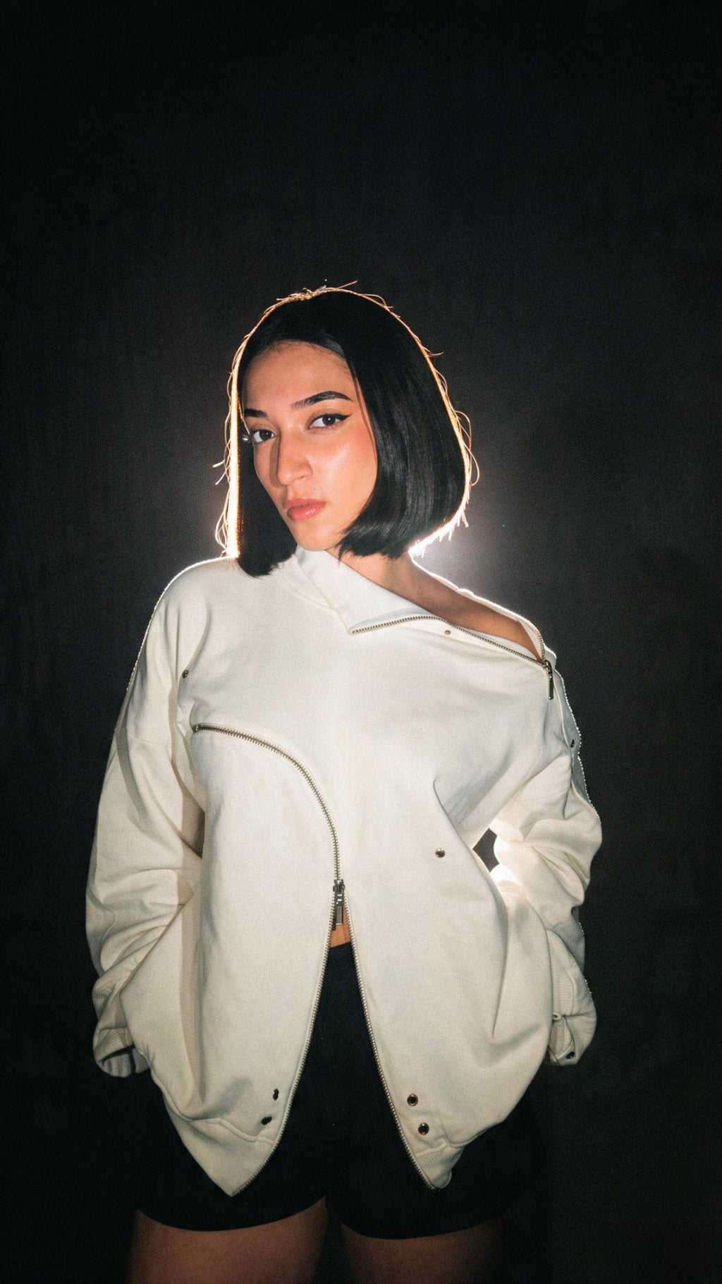 Silver Moth Sweatshirt Circe