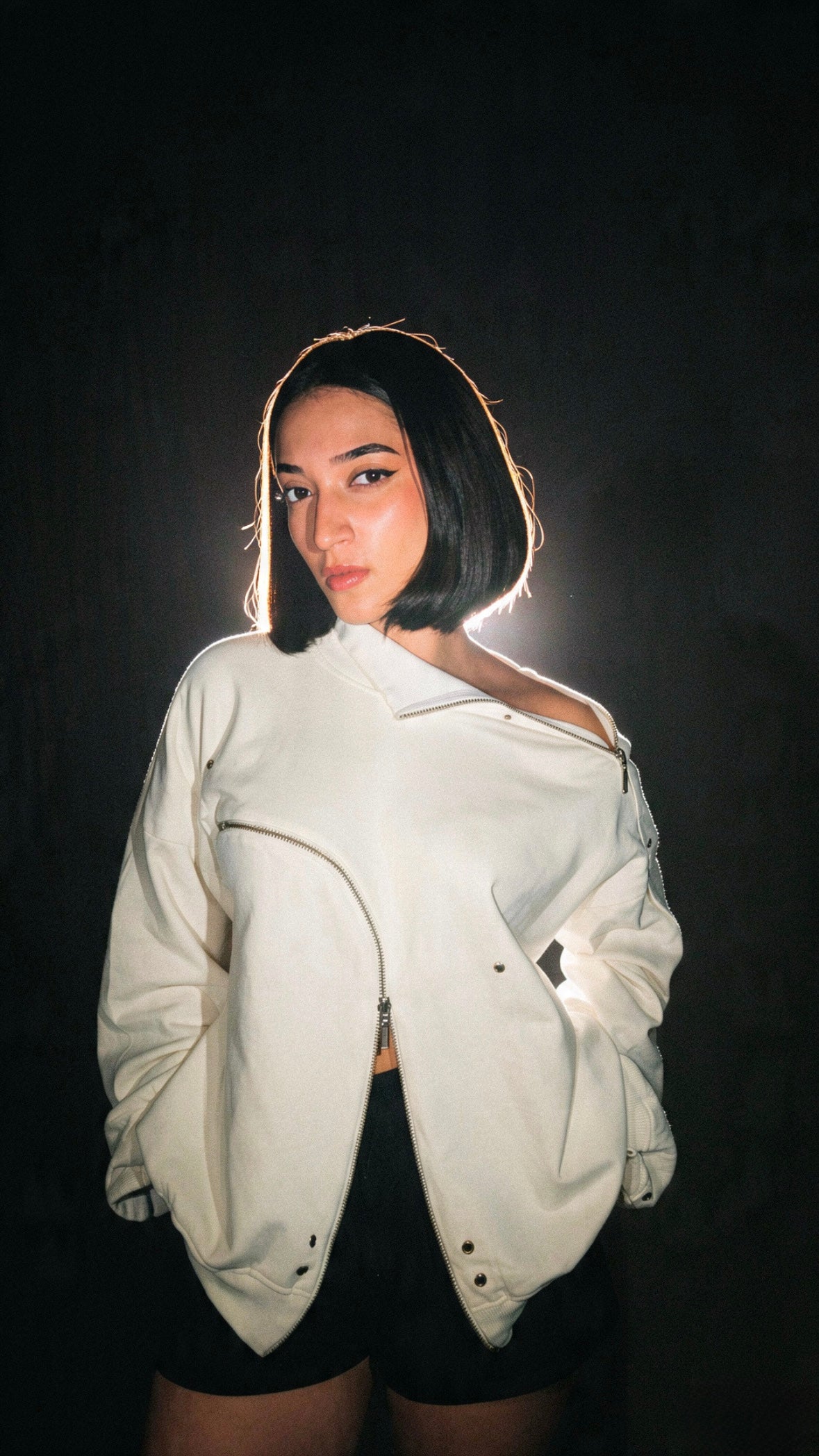 Silver Moth Sweatshirt Circe