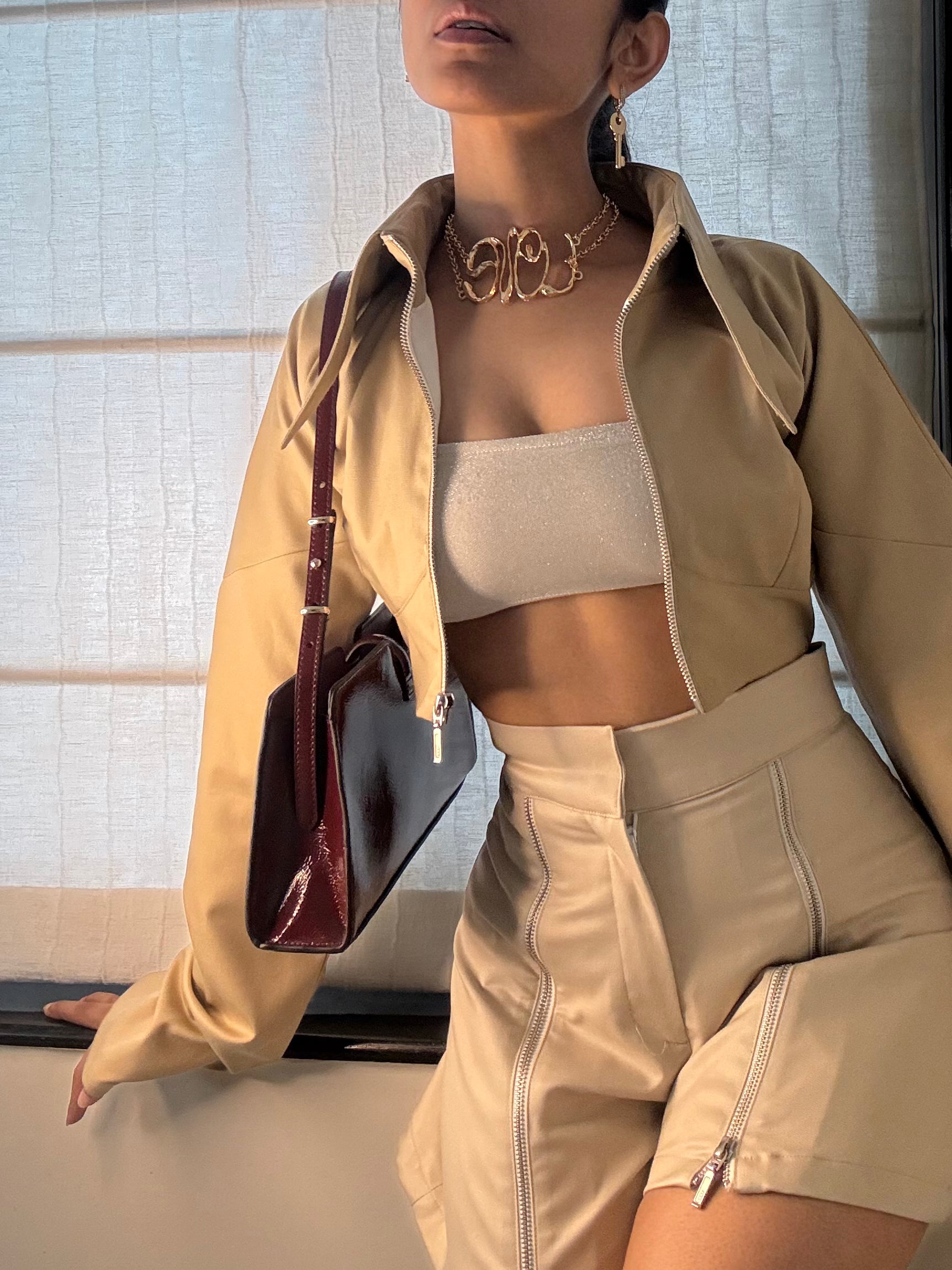 Zipper Shorts Chalice